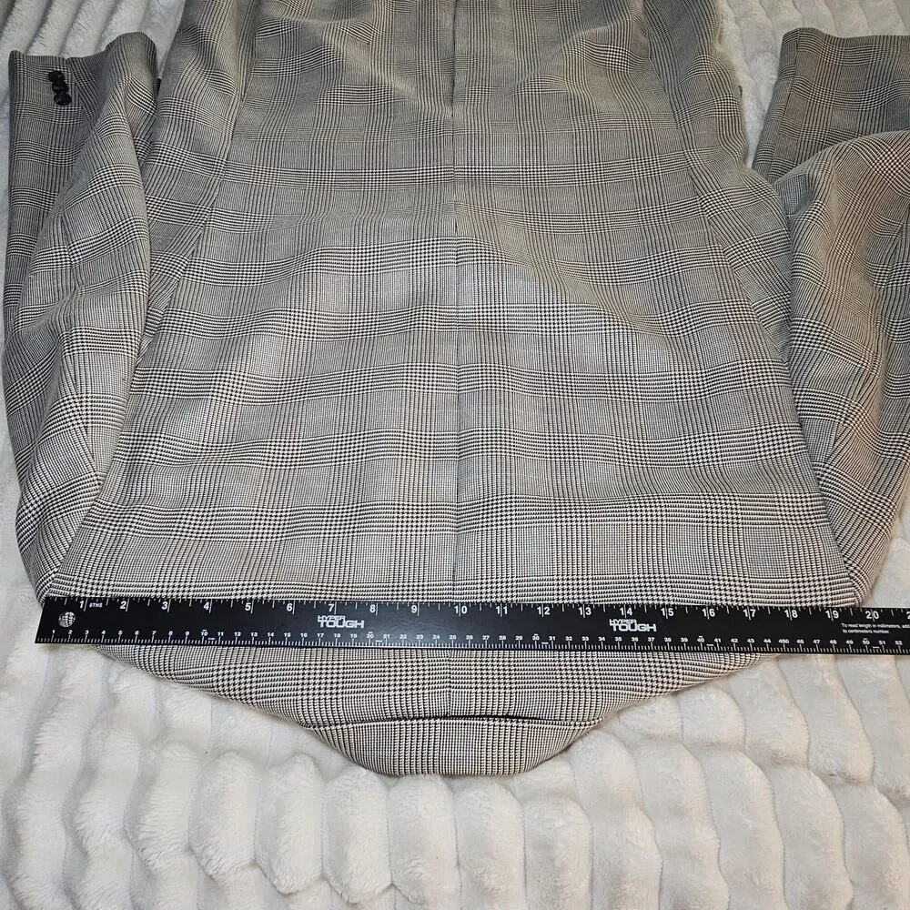 Lauren Ralph Lauren Tan Windowpane Mens Suit Jacket 45R